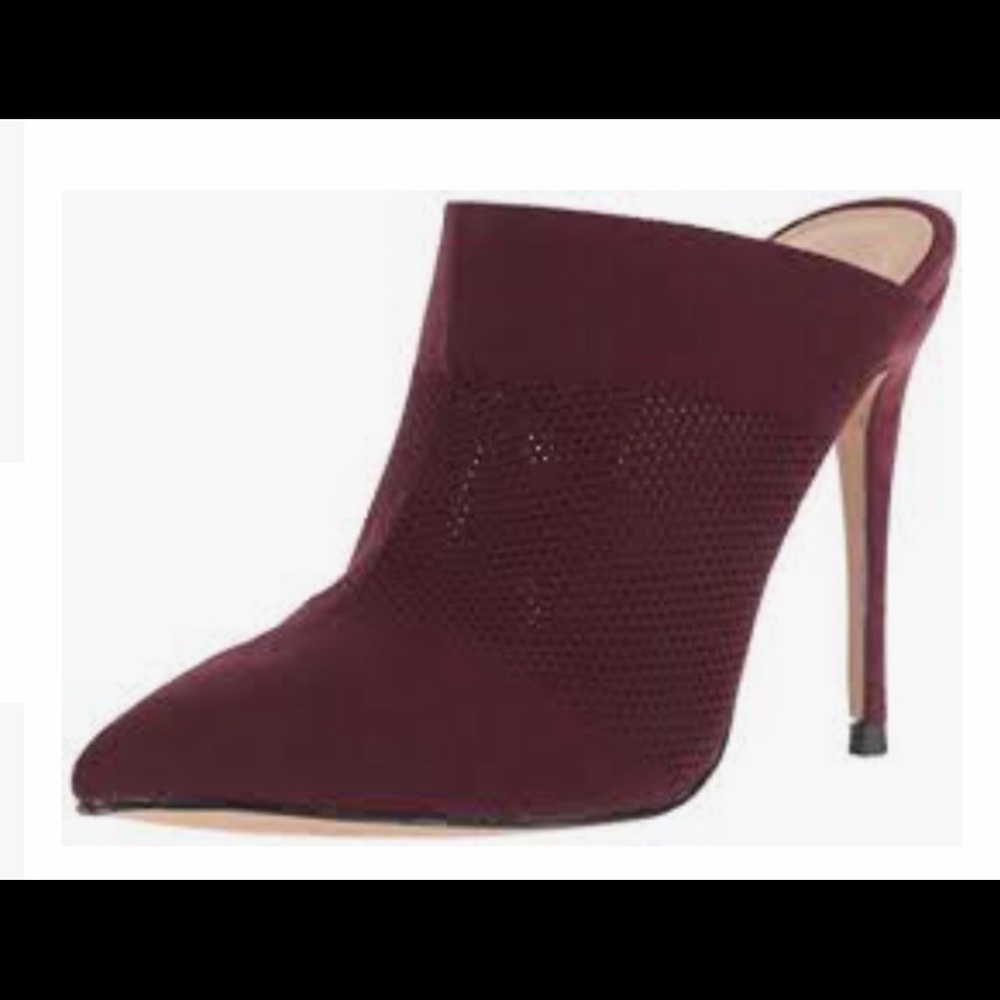 Steve Madden Burgundy Knit Mule